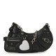 LE CAGOLE XS SHOULDER BAG WITH RHINESTONES