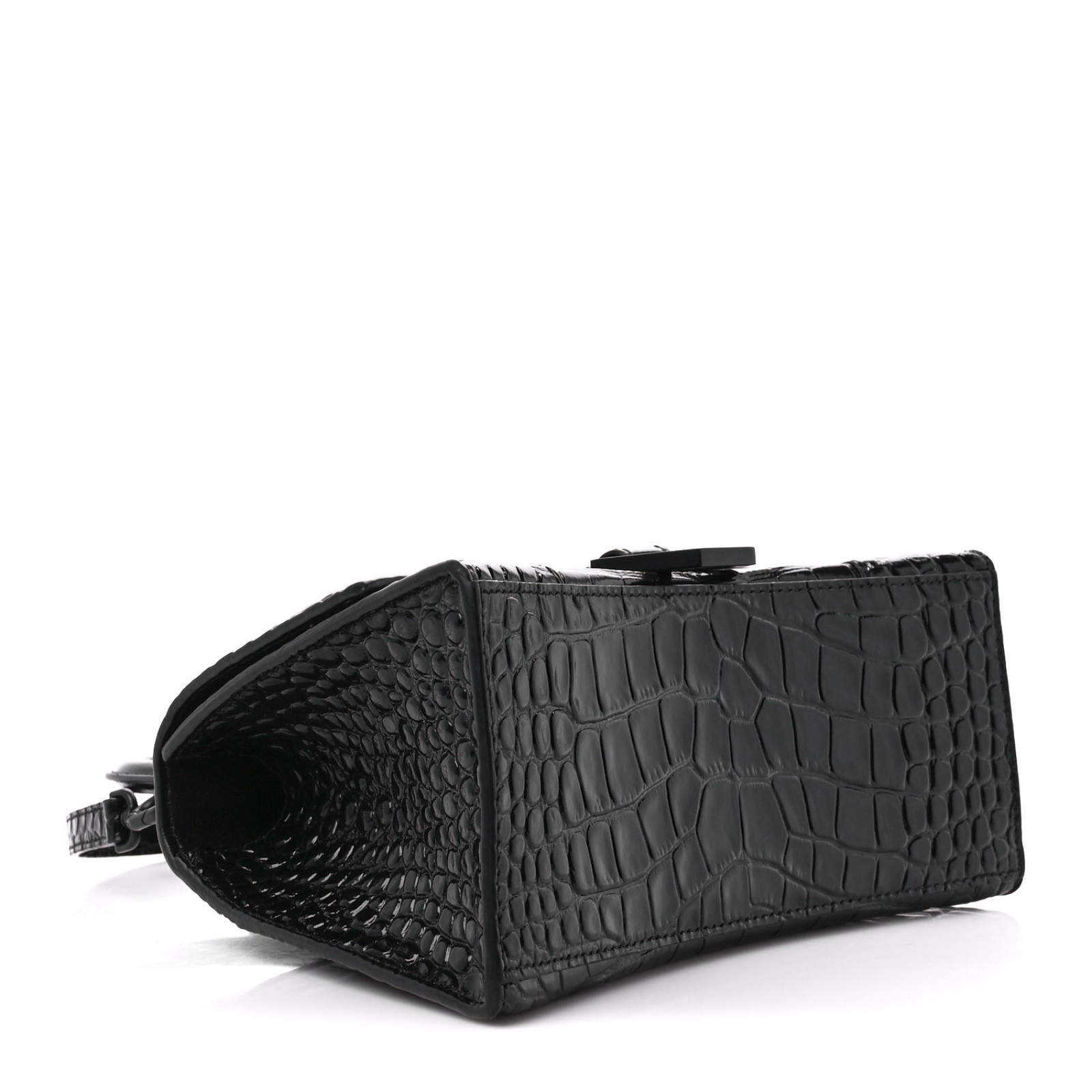 HOURGLASS XS HANDBAG CROCODILE EMBOSSED