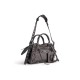 NEO CAGOLE CITY SMALL HANDBAG CROCODILE EMBOSSED WITH RHINESTONES