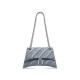 CRUSH SMALL CHAIN BAG QUILTED DENIM