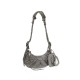 LE CAGOLE XS SHOULDER BAG WITH RHINESTONES