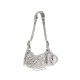 LE CAGOLE XS SHOULDER BAG WITH RHINESTONES