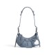 LE CAGOLE XS SHOULDER BAG DENIM