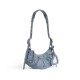 LE CAGOLE XS SHOULDER BAG DENIM