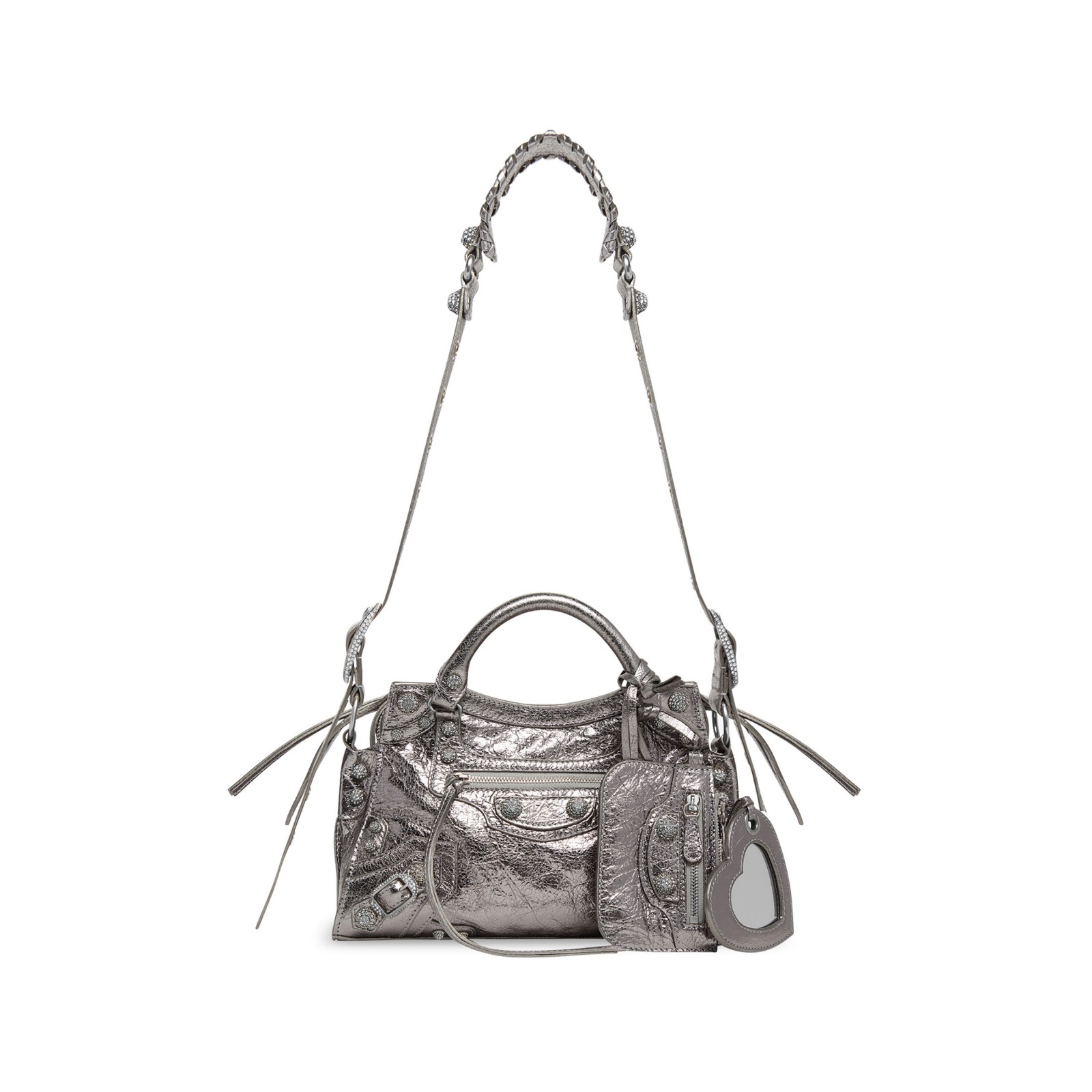 NEO CAGOLE XS HANDBAG WITH RHINESTONES