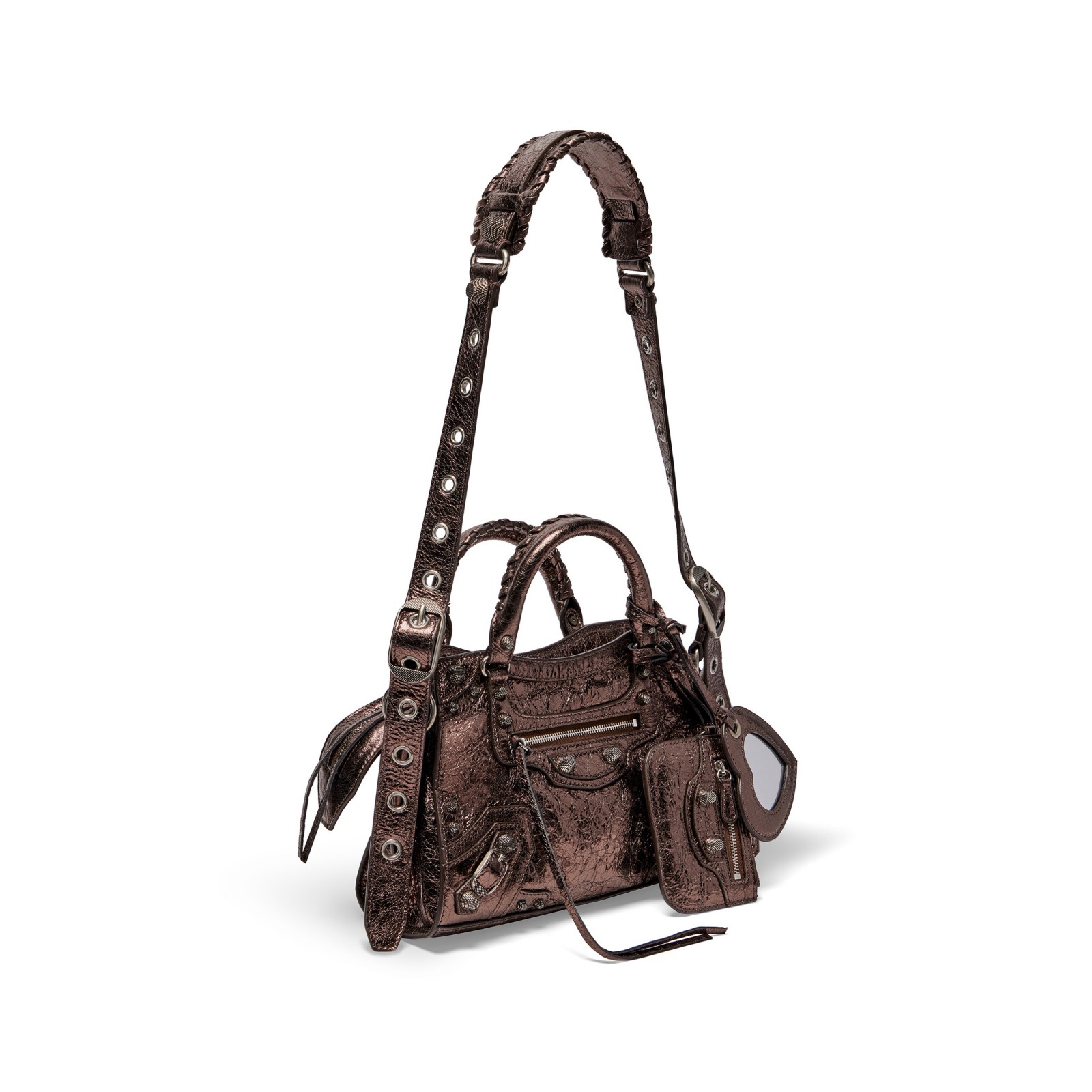 NEO CAGOLE XS HANDBAG METALLIZED