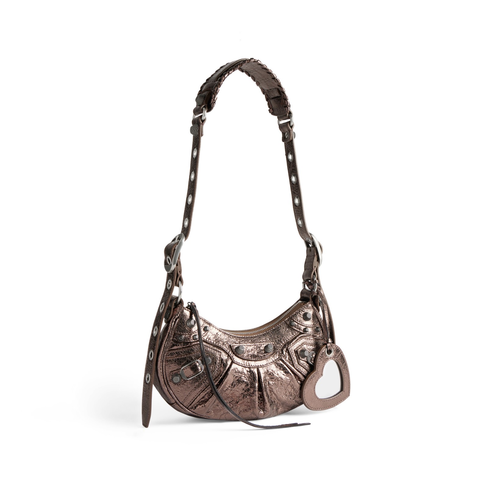 LE CAGOLE XS SHOULDER BAG METALLIZED