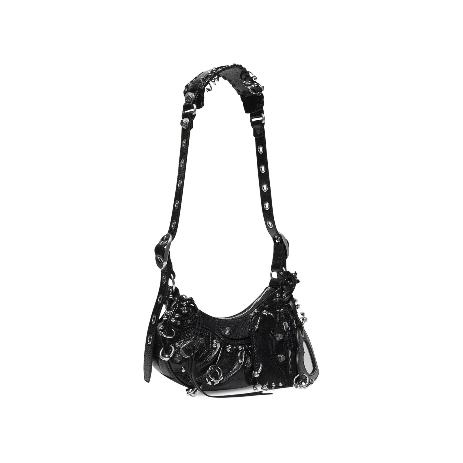 LE CAGOLE XS SHOULDER BAG WITH PIERCINGS