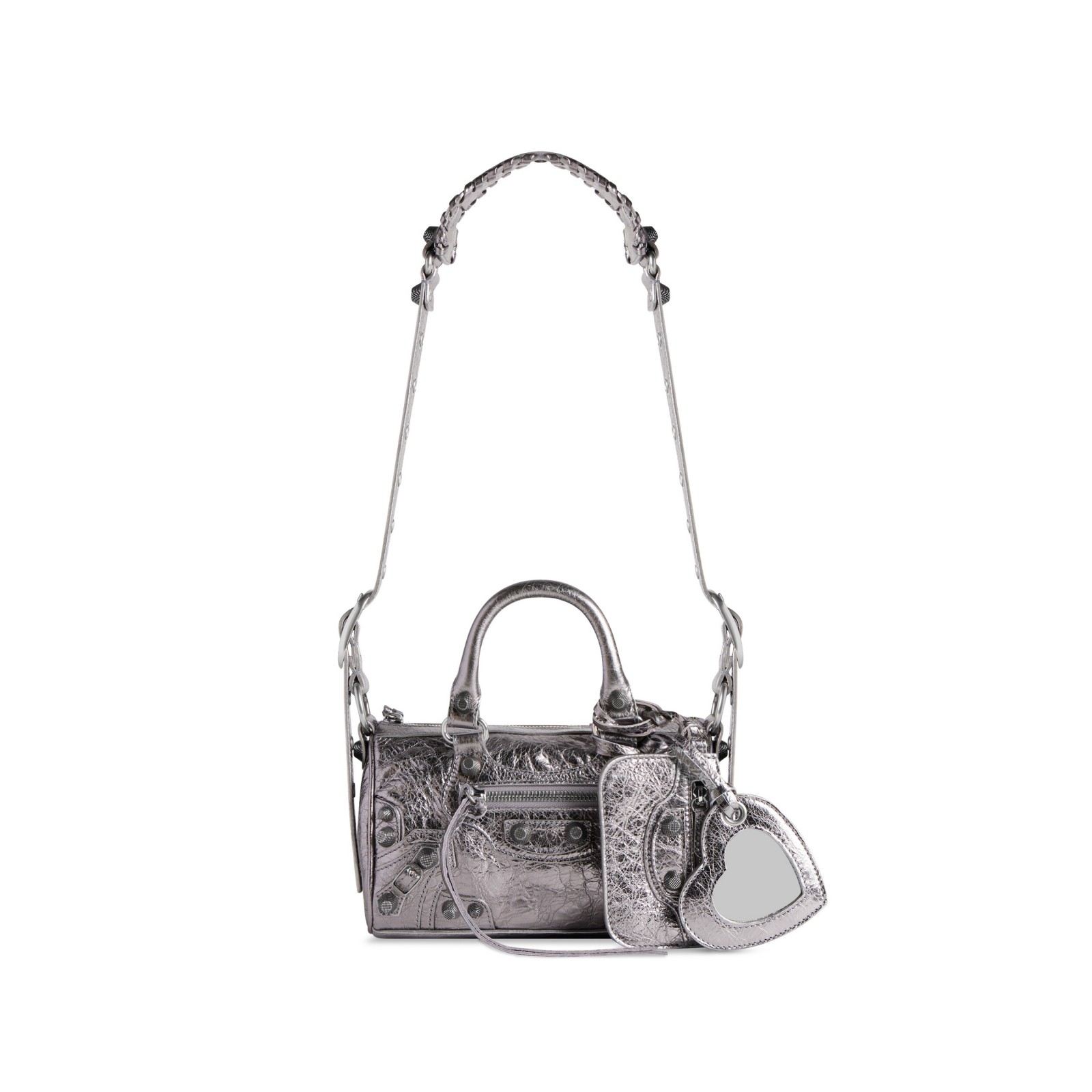 LE CAGOLE MINI DUFFLE BAG METALLIZED