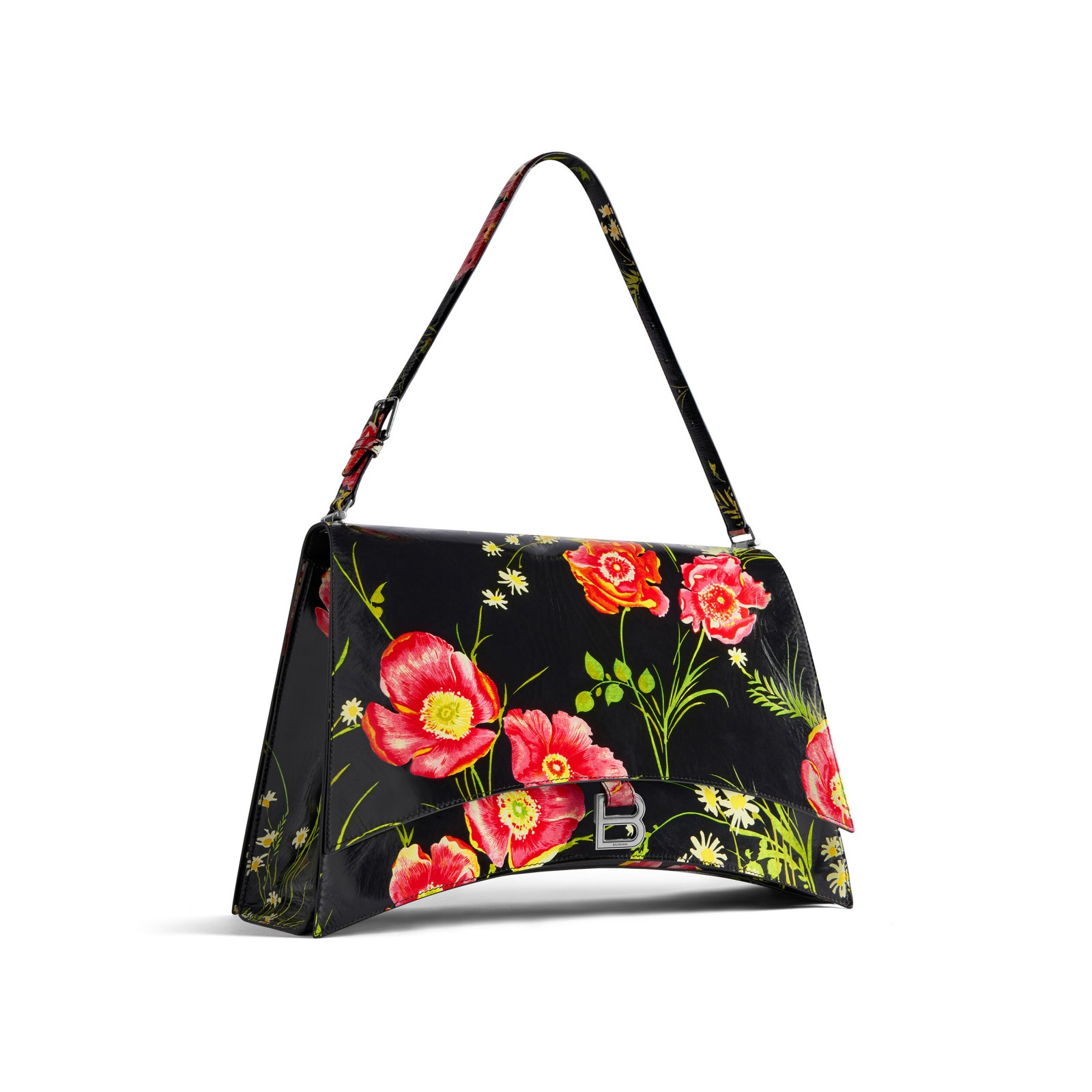 CRUSH LARGE SLING BAG WITH POPPY PRINT