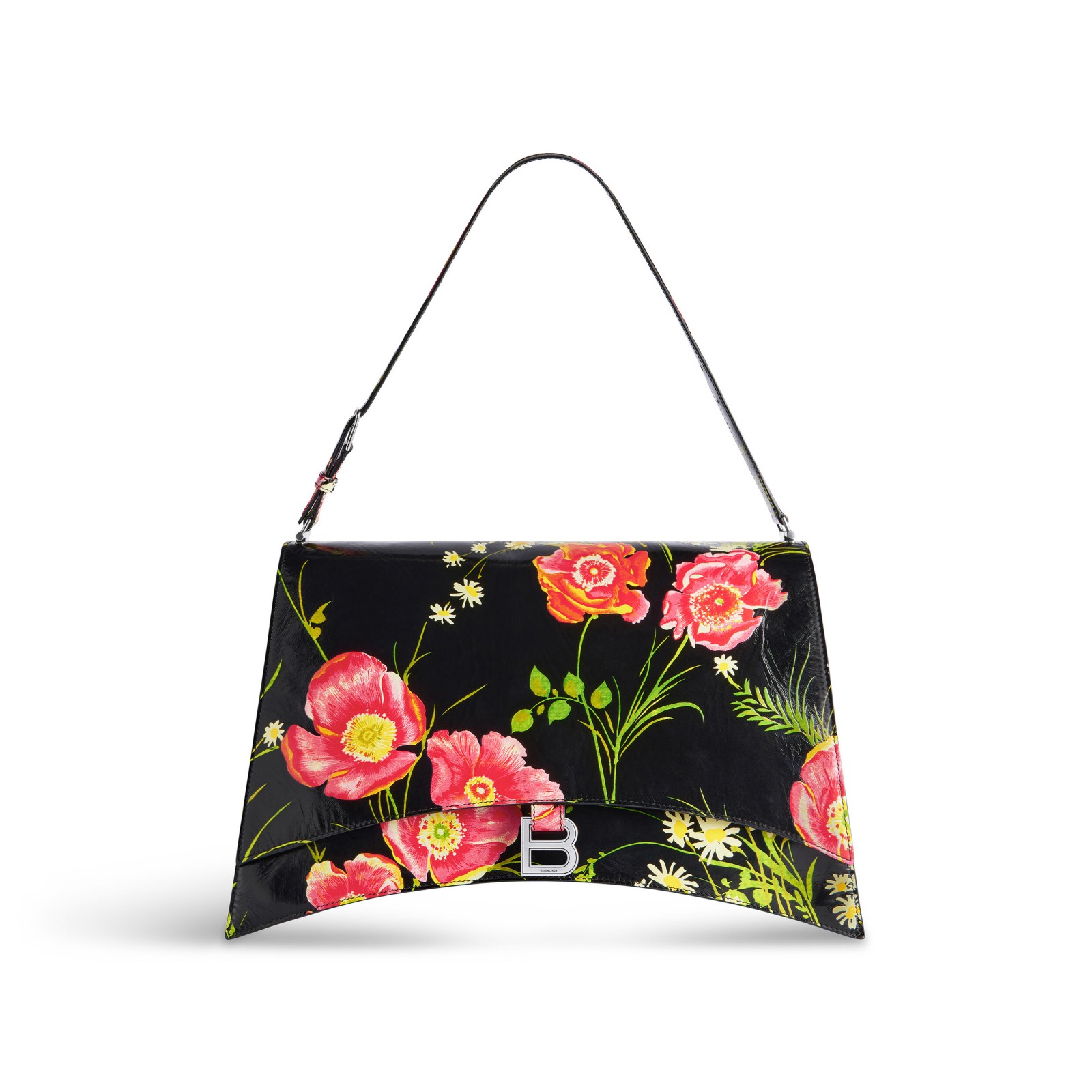 CRUSH LARGE SLING BAG WITH POPPY PRINT