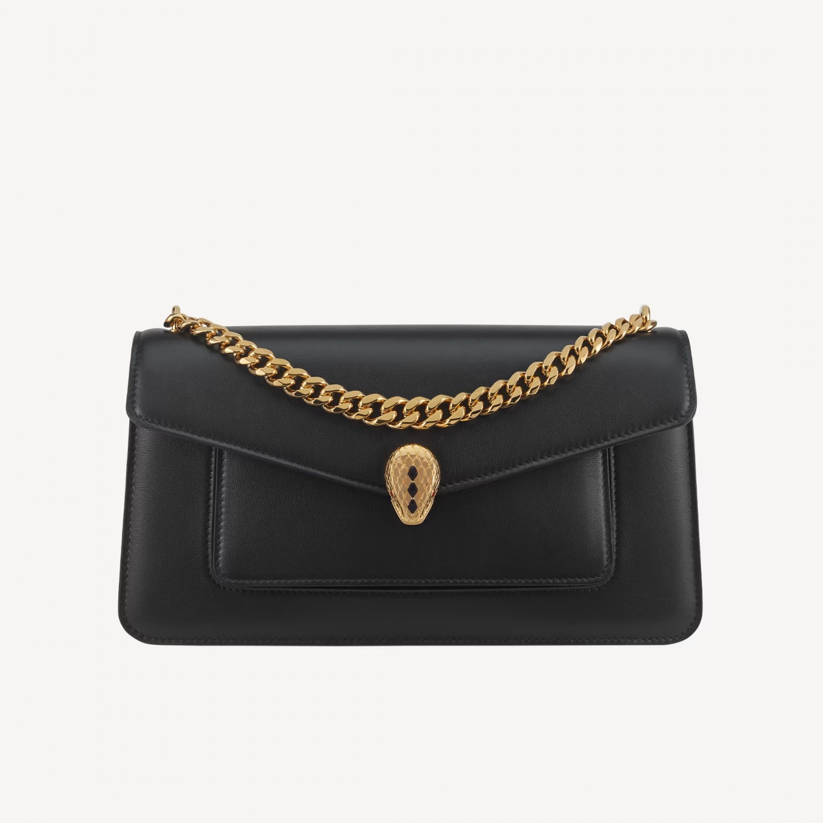 SERPENTI EAST-WEST MAXI CHAIN SHOULDER BAG