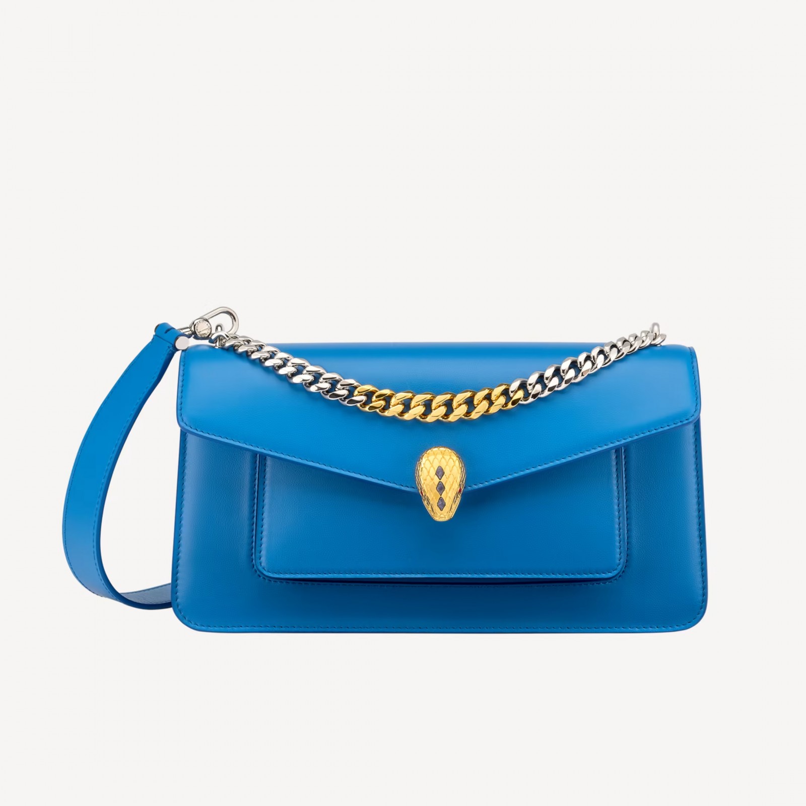 SERPENTI EAST-WEST MAXI CHAIN SHOULDER BAG