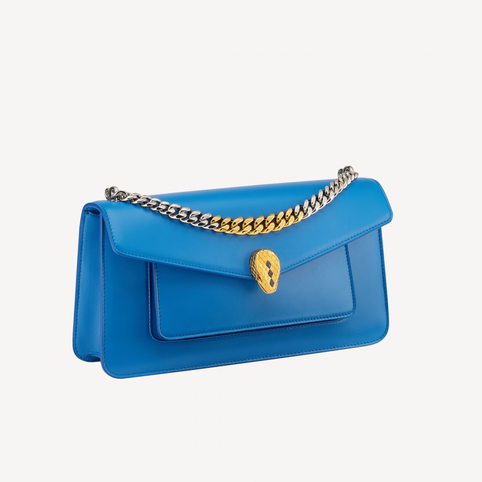 SERPENTI EAST-WEST MAXI CHAIN SHOULDER BAG