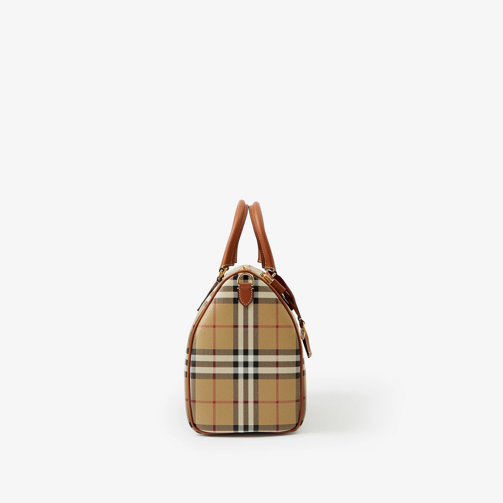 Check Medium Bowling Bag