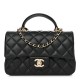 CHANEL MINI TOP HANDLE RECTANGULAR FLAP BAG