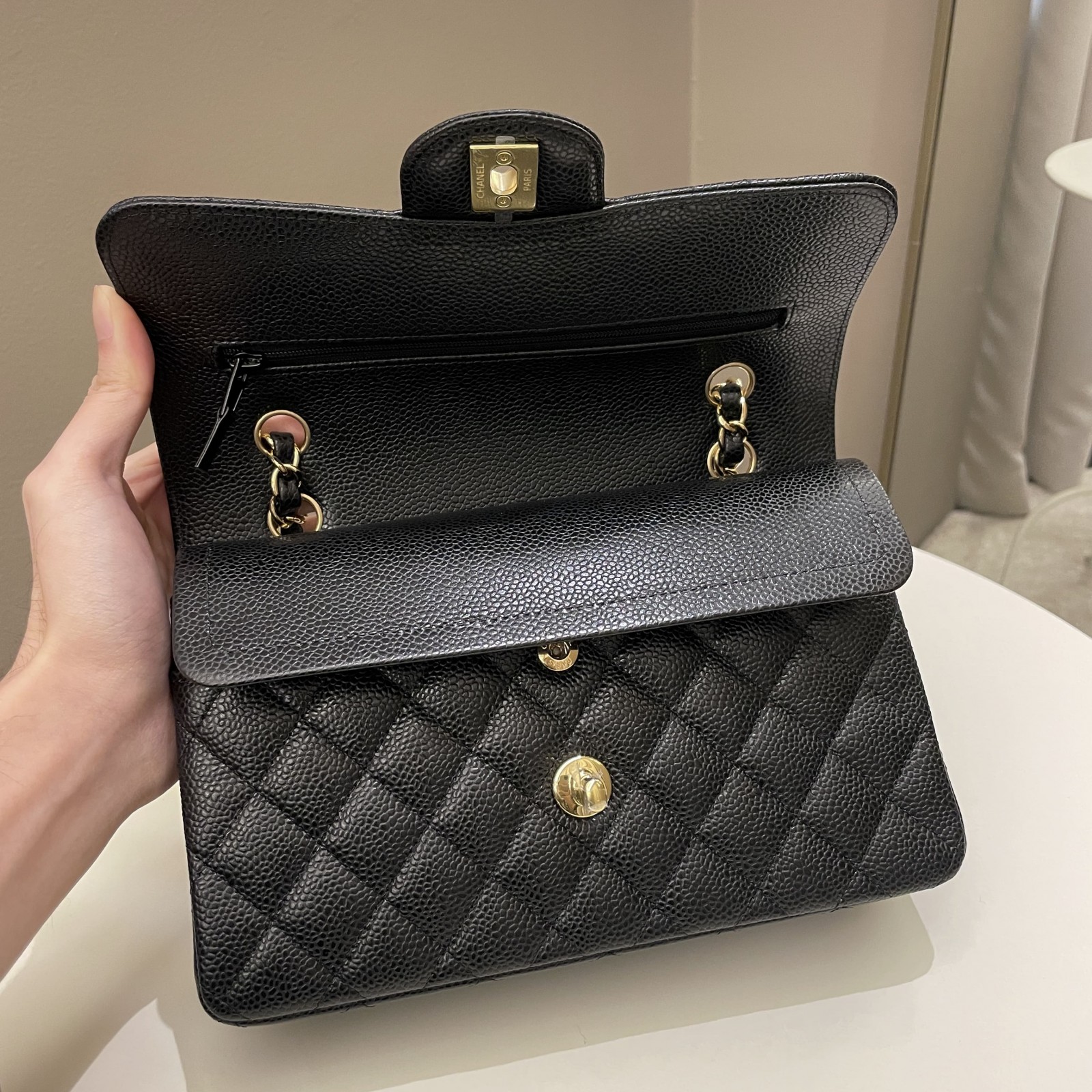 CHANEL SMALL DOUBLE FLAP BAG 