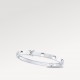 Empreinte Bangle, White Gold