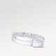 Empreinte Bangle, White Gold And Diamonds