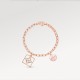 Color Blossom Bracelet, Pink Gold, White Gold, Pink Opal, White Mother-Of-Pearl And Diamonds