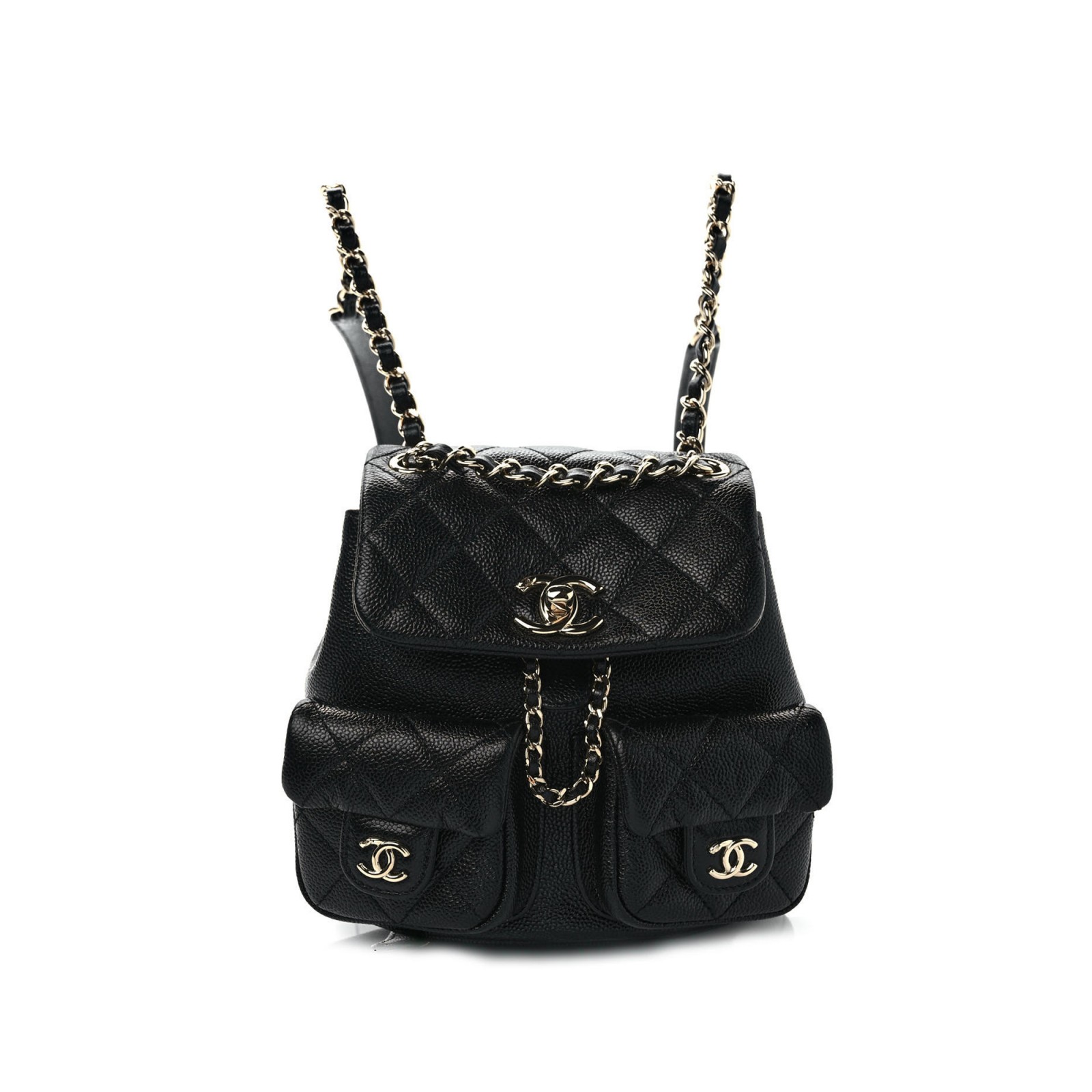 CHANEL LARGE DUMA POCKETS DRAWSTRING BACKPACK 