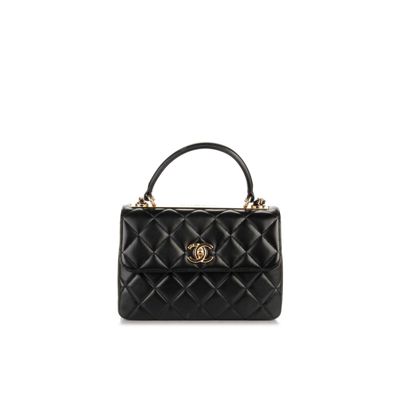 CHANEL SMALL  HANDLE FLAP BAG