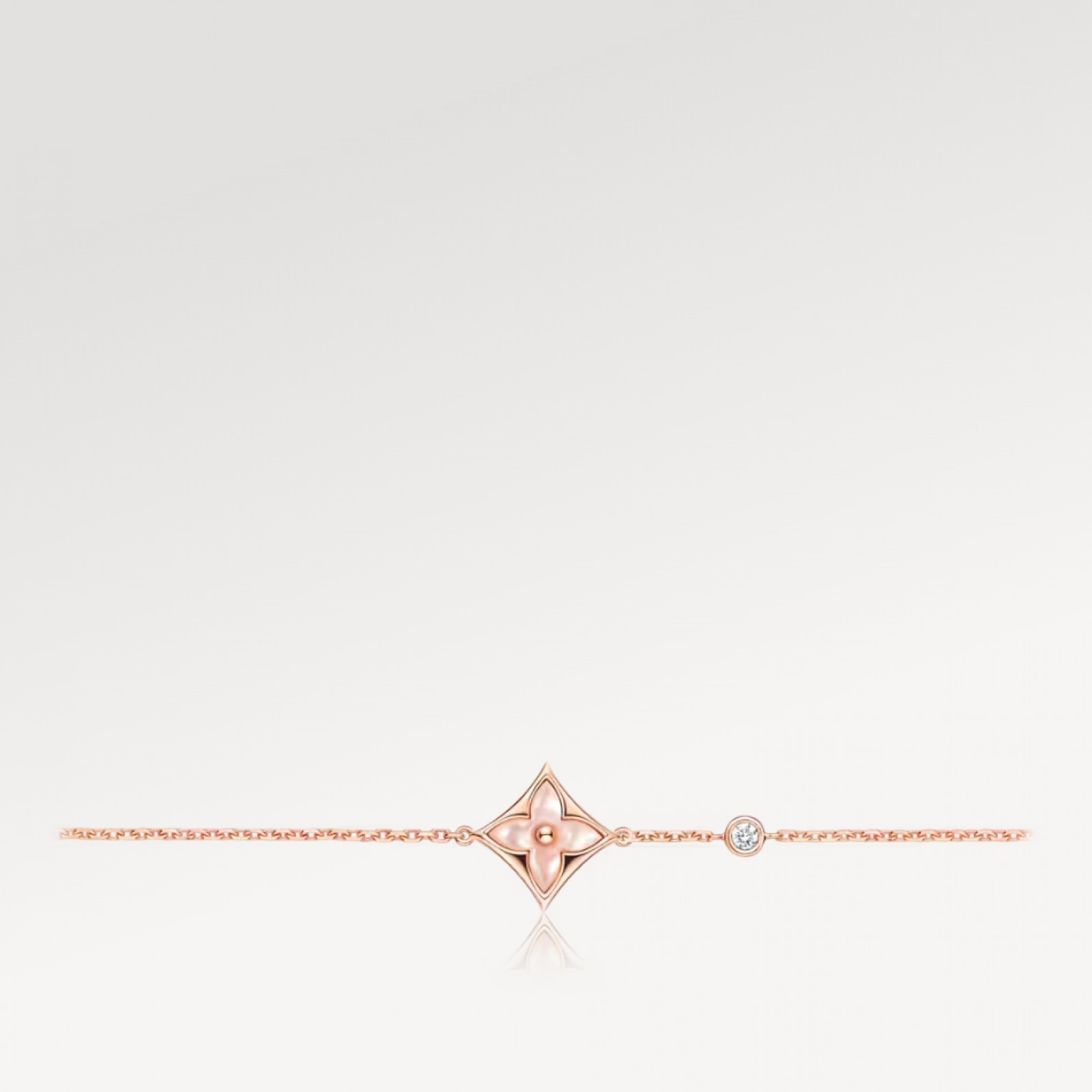 COLOR BLOSSOM BB STAR BRACELET, PINK GOLD, PINK MOTHER-OF-PEARL AND