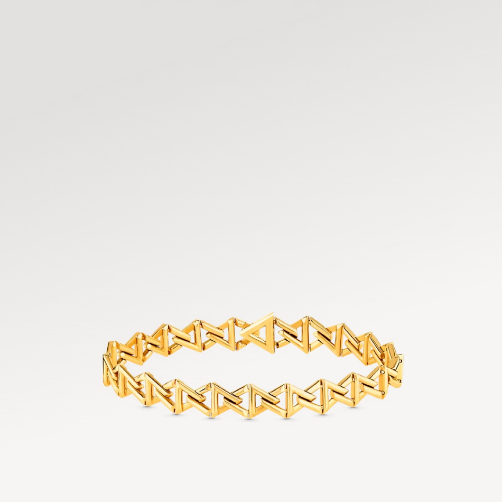 LV Volt Curb Chain Small Bracelet, Yellow Gold