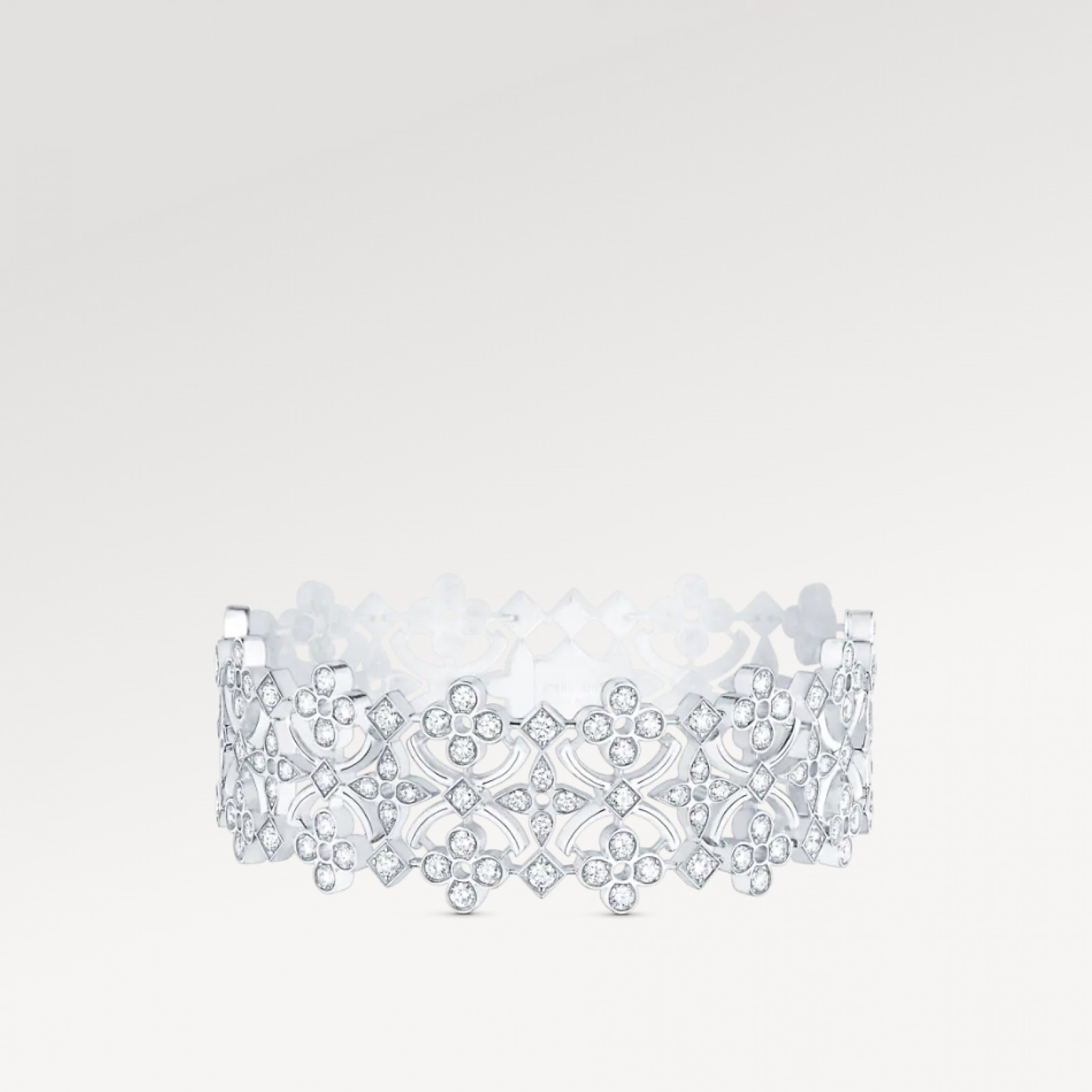 Dentelle Masterpiece Bracelet, White Gold And Diamonds