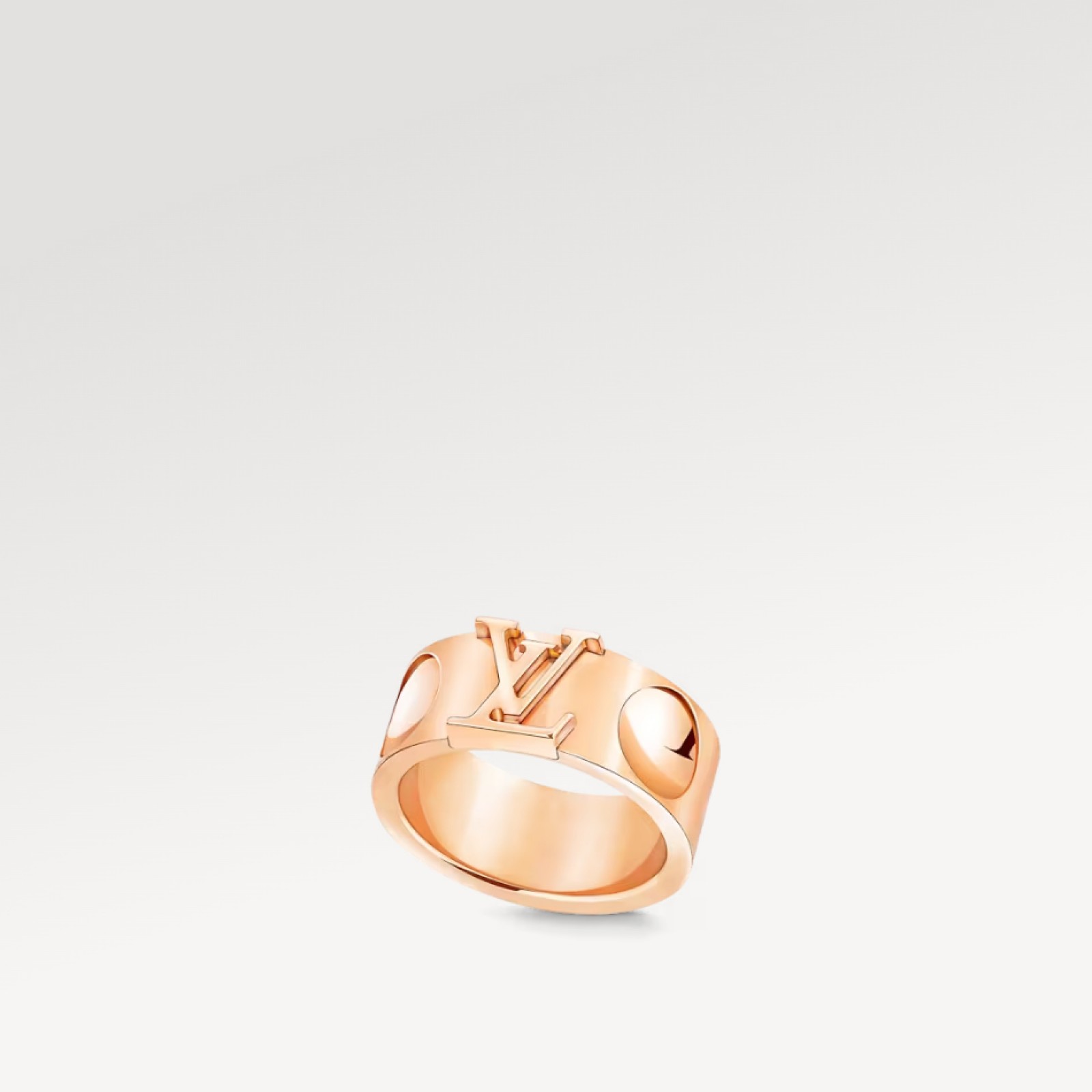 Empreinte Large Ring, Pink Gold