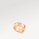 Empreinte Large Ring, Pink Gold