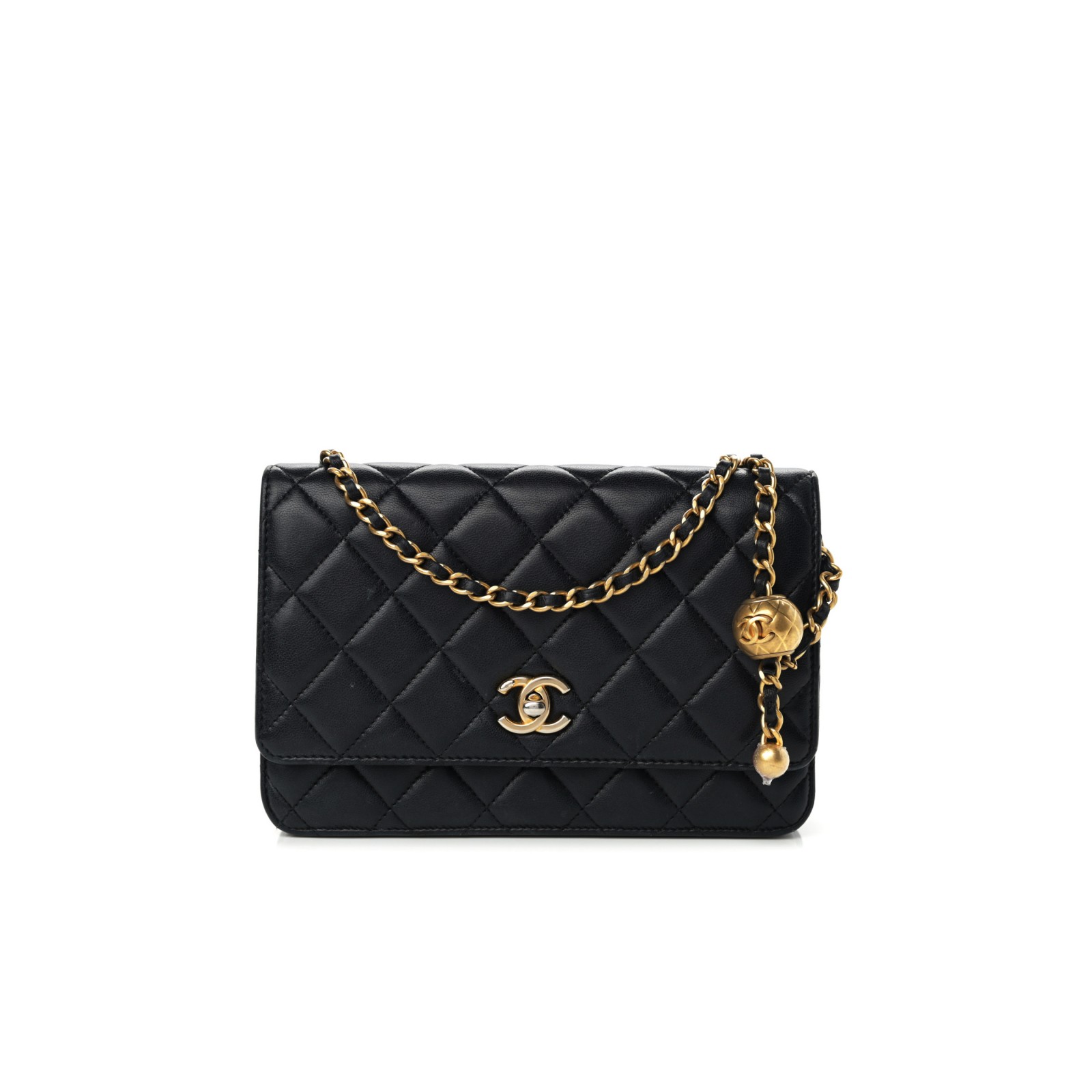 CHANEL PEARL CRUSH WALLET ON CHAIN 