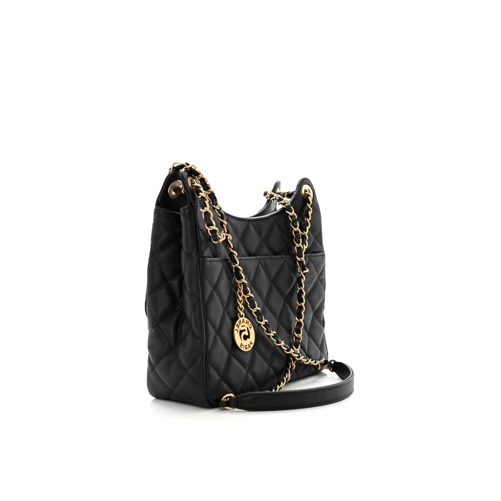 CHANEL WAVY HOBO BAG 