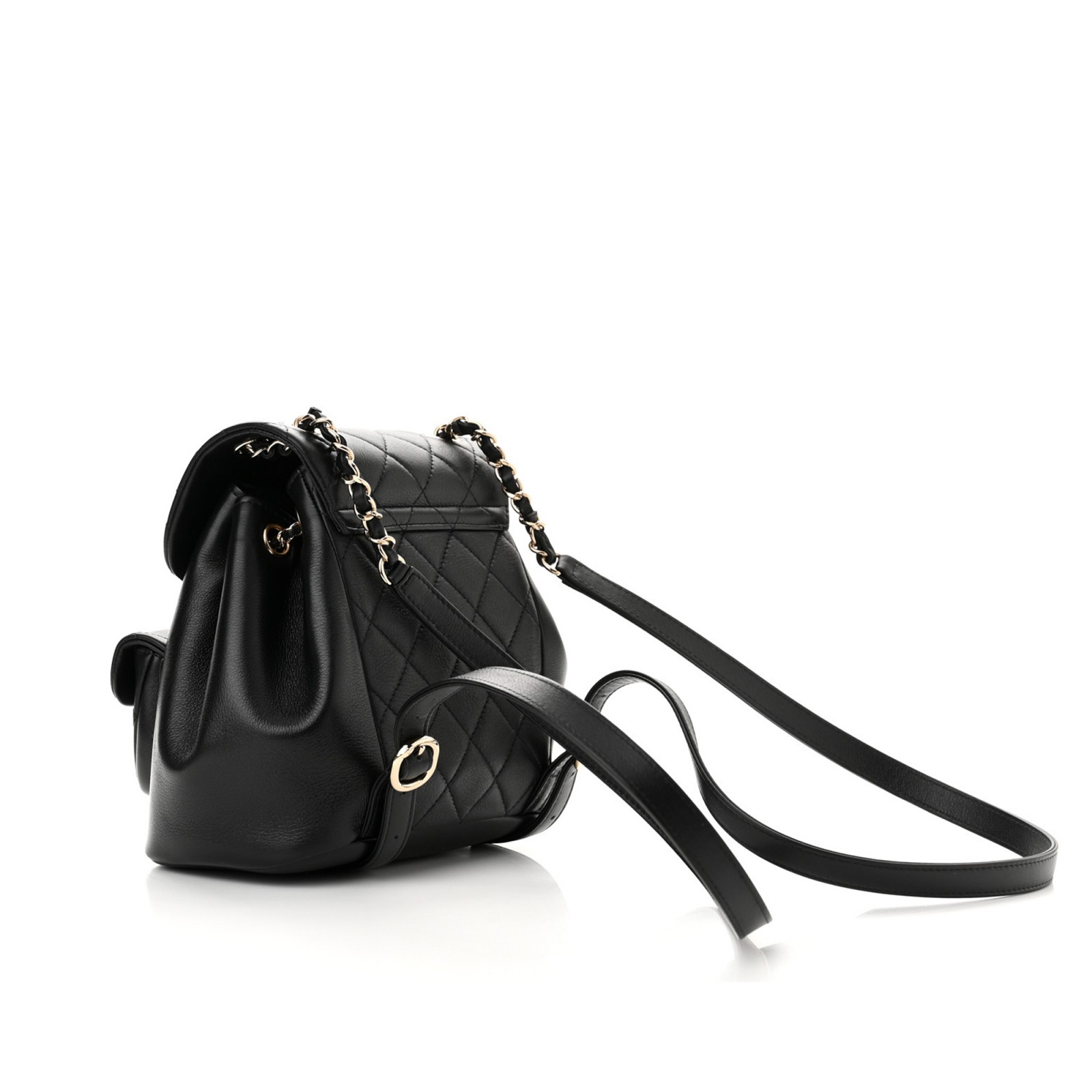 CHANEL SMALL DUMA DRAWSTRING BACKPACK BAG 