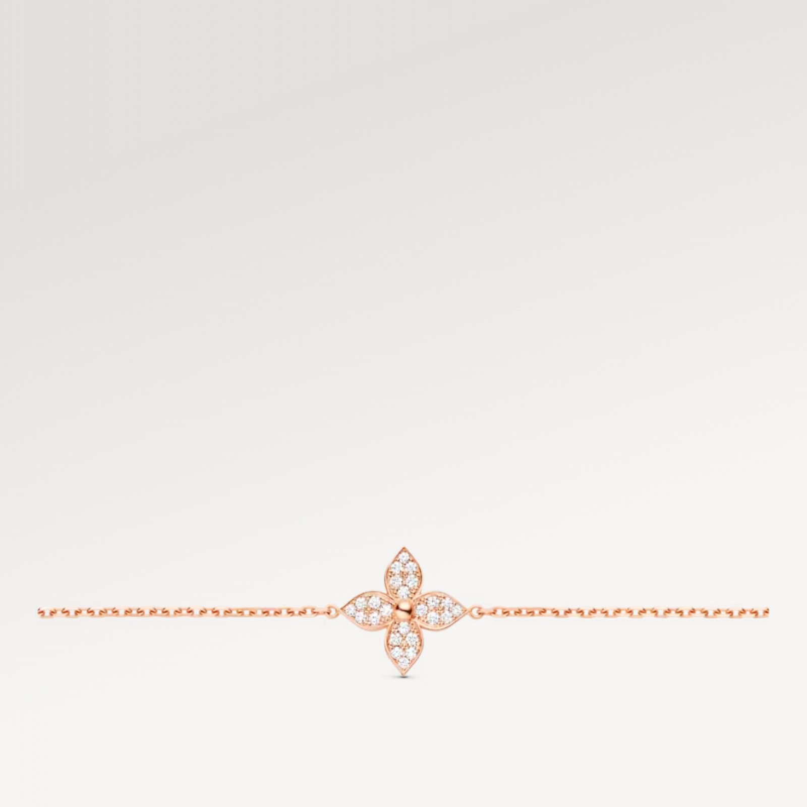 Idylle Blossom Bracelet, Pink Gold And Diamonds