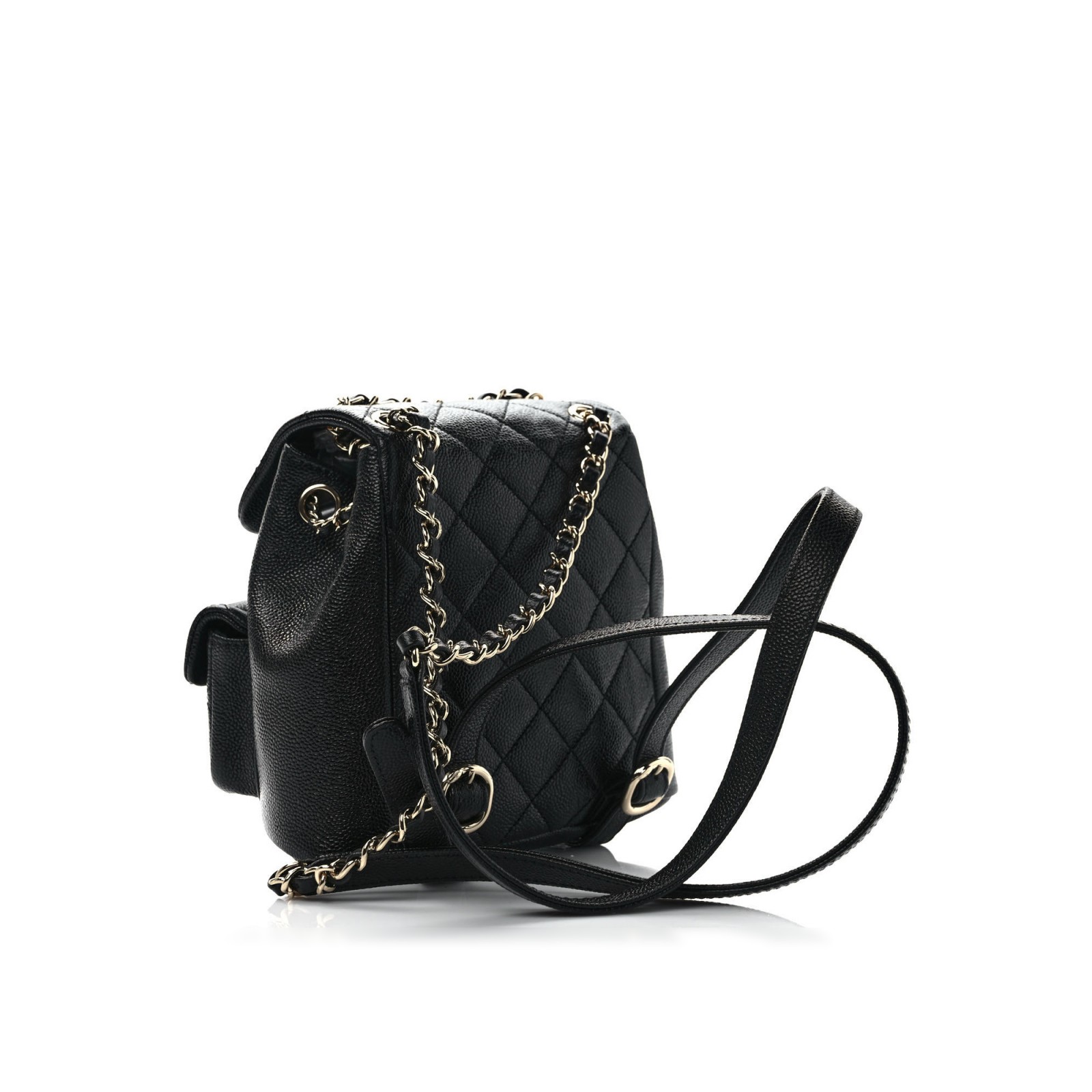 CHANEL LARGE DUMA POCKETS DRAWSTRING BACKPACK 