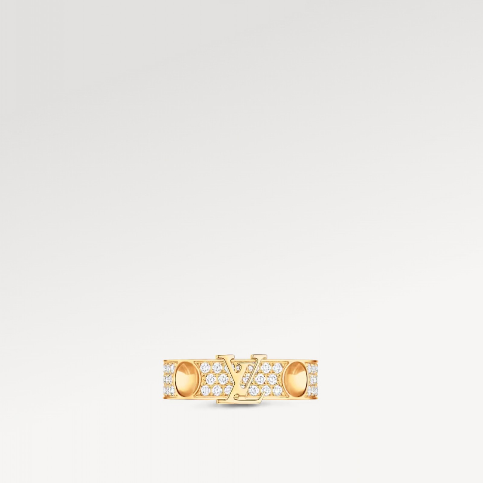 Empreinte Ring, Yellow Gold And Diamonds