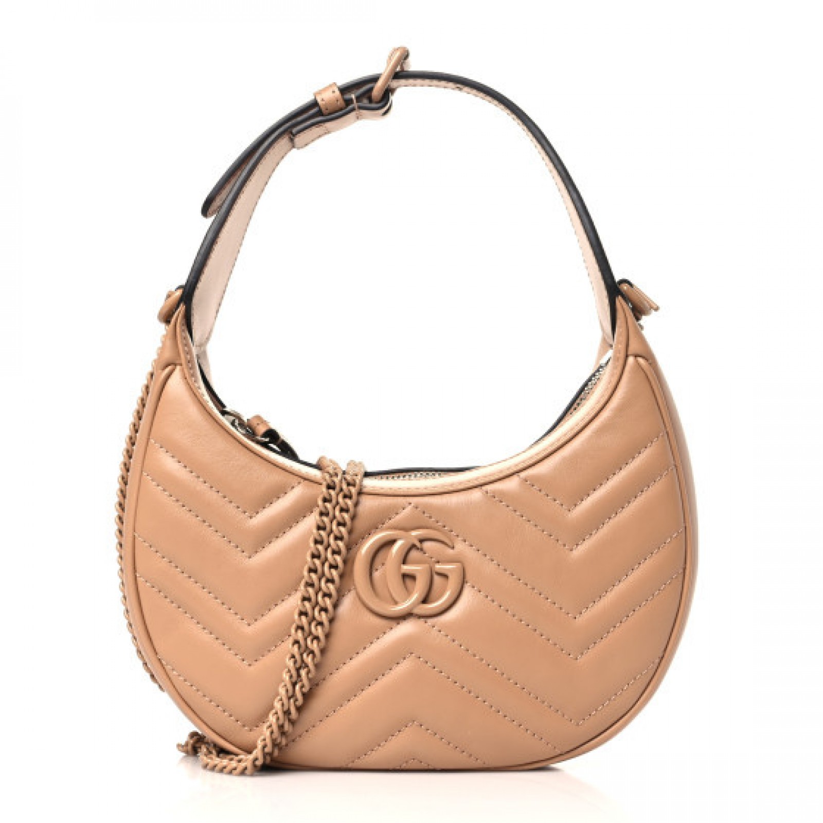 GG Marmont Half-Moon-Shaped Mini Bag