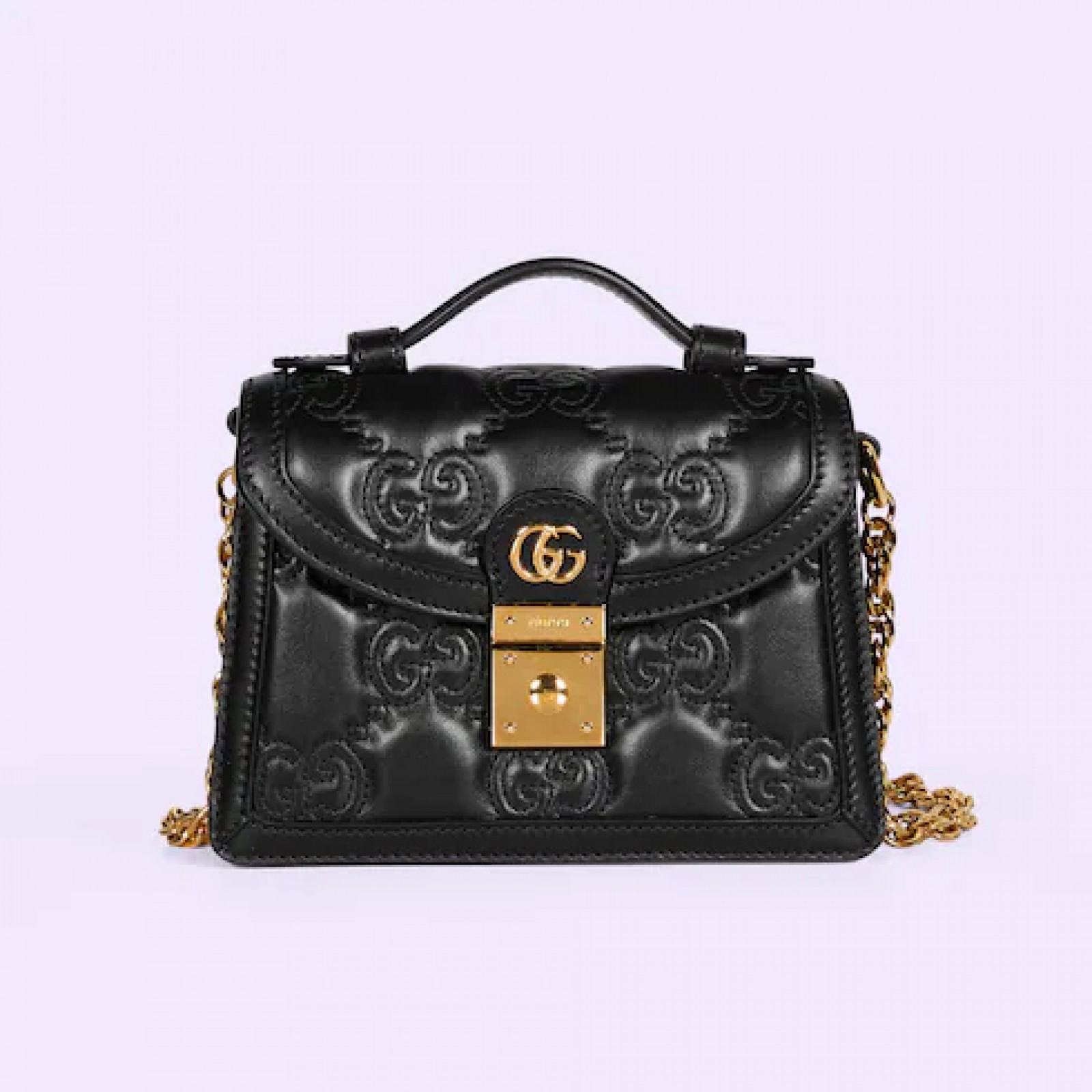 GG MATELASSÉ SMALL TOP HANDLE BAG