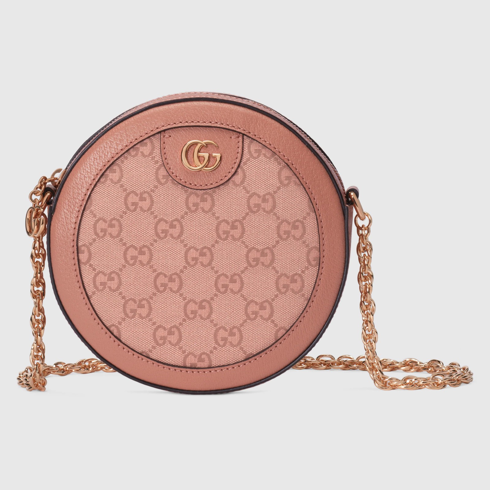 OPHIDIA GG MINI ROUND SHOULDER BAG