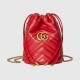 GG MARMONT MATELASSÉ MINI BUCKET BAG