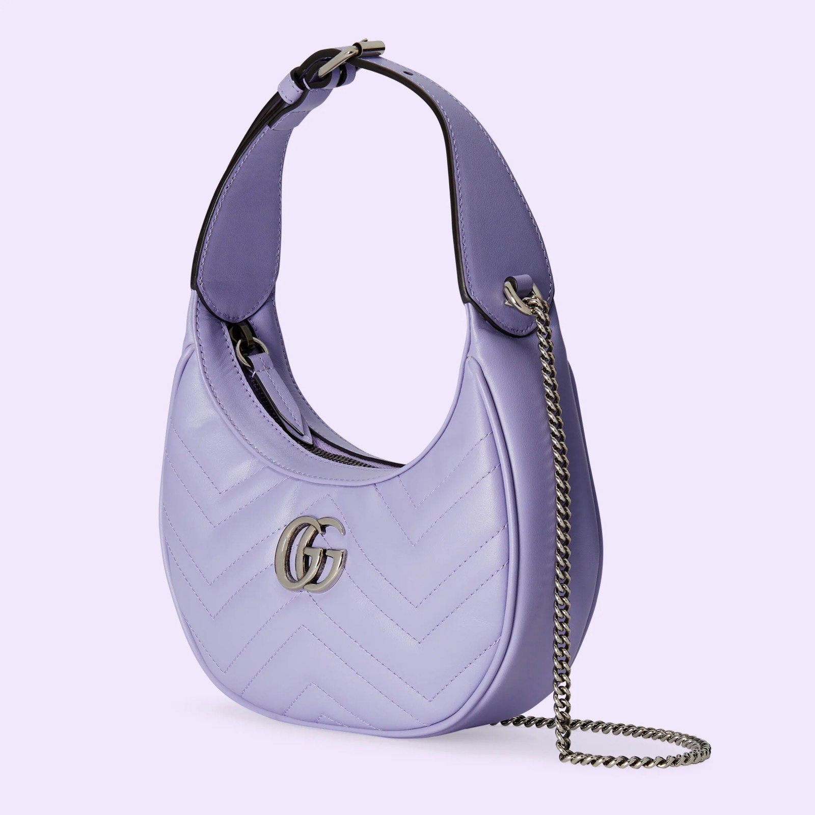 GG MARMONT HALF-MOON-SHAPED MINI BAG