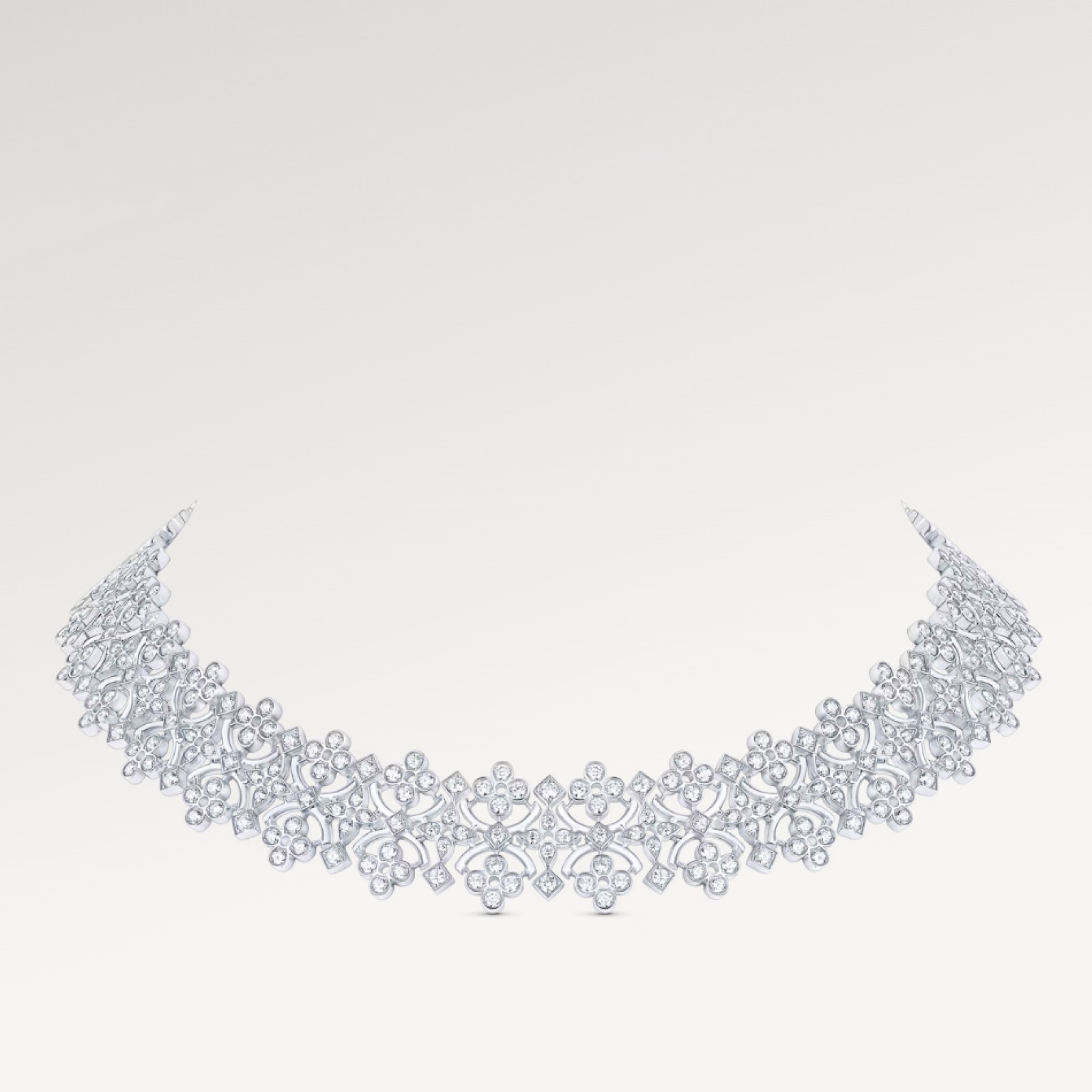 Dentelle Masterpiece Necklace, White Gold And Diamonds