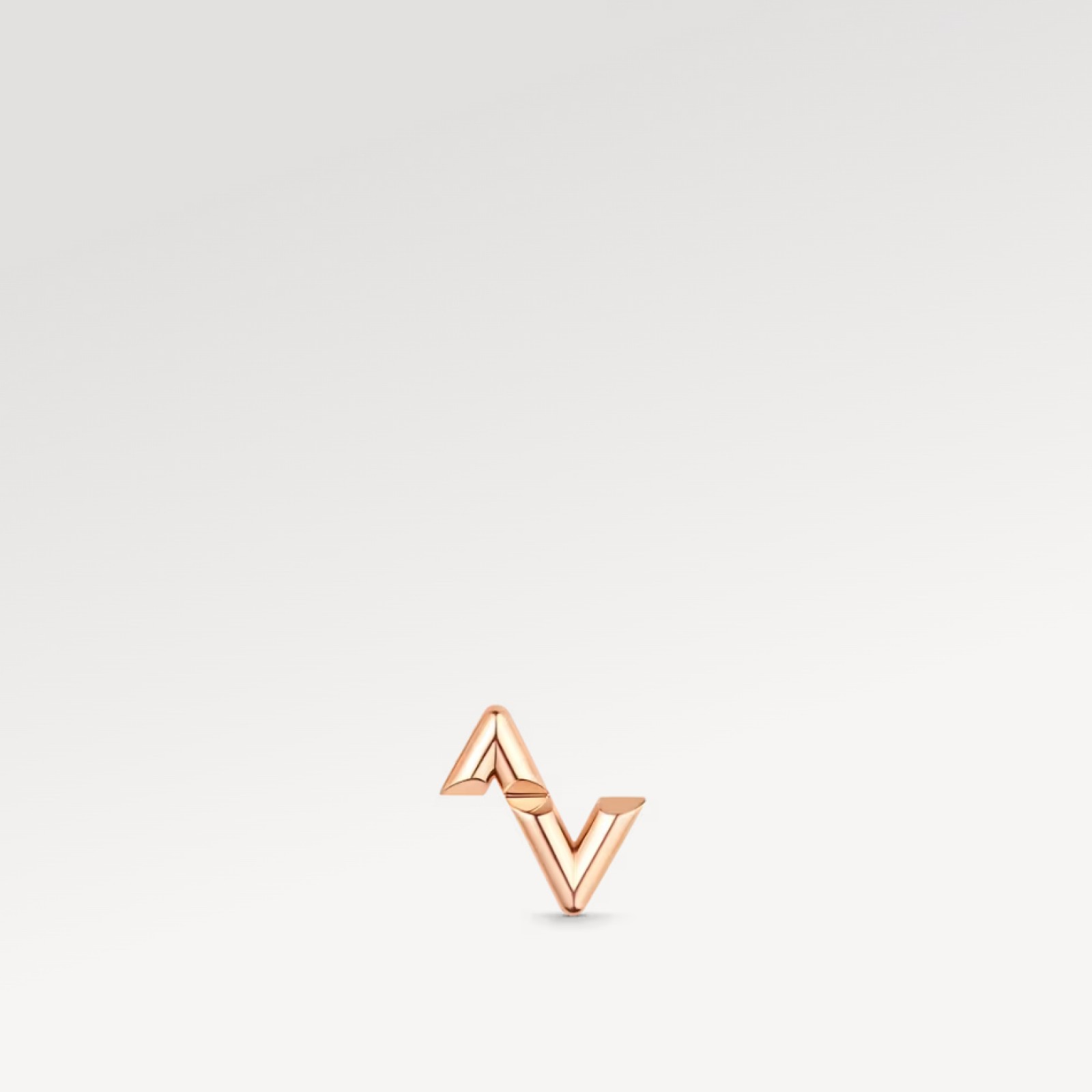 LV Volt Upside Down Stud, Pink Gold - Per Unit
