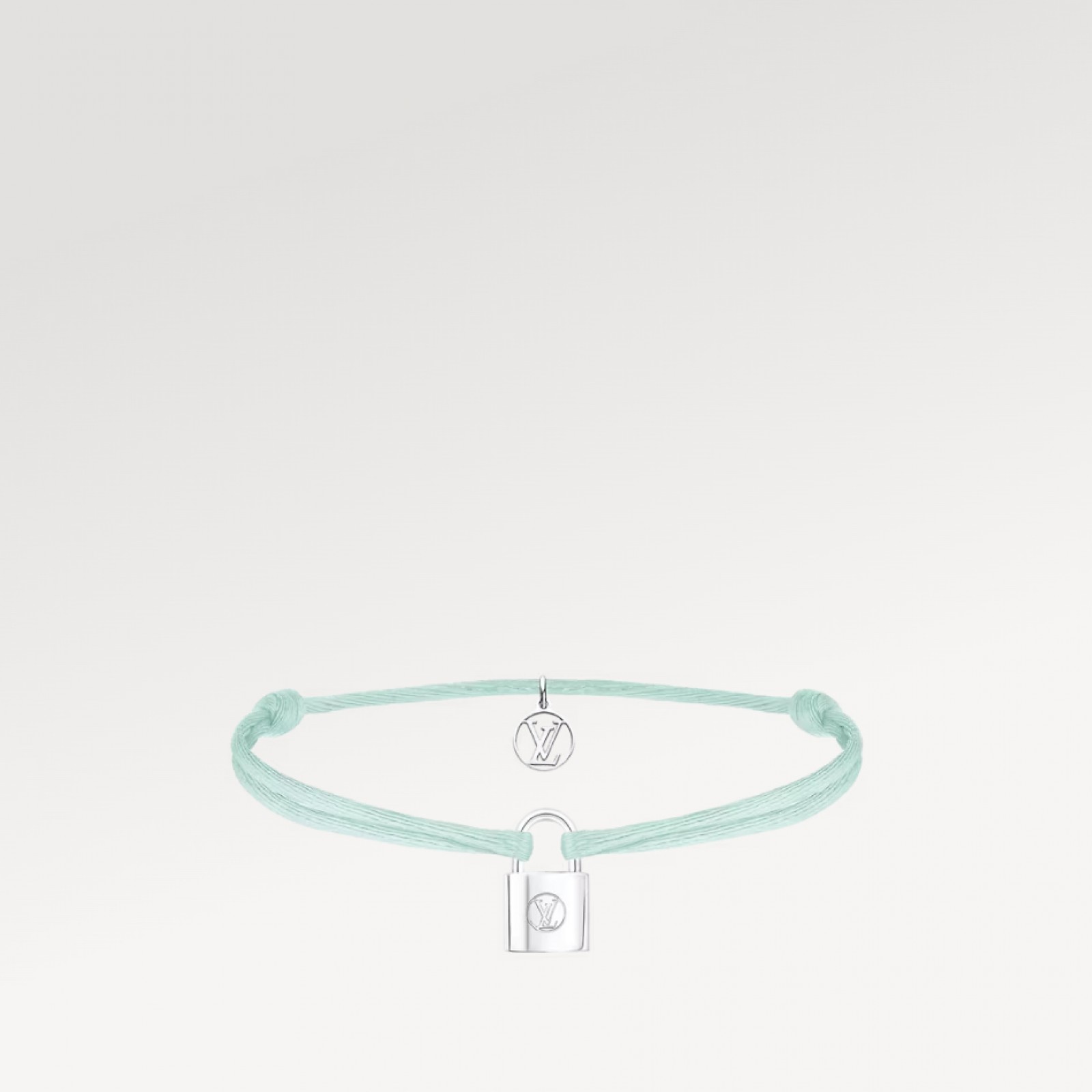 Silver Lockit X Doudou Louis Bracelet, Recycled SiLVer And Organic Cotton Cord