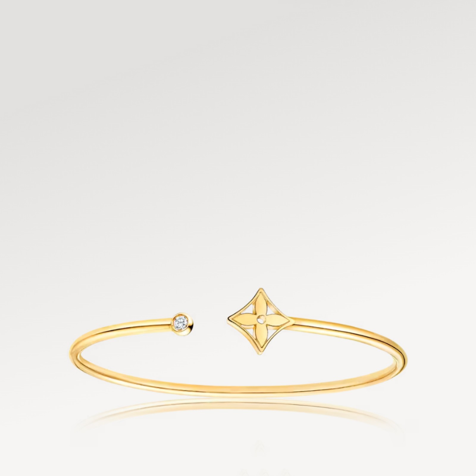 Idylle Blossom Twist Bracelet, Yellow Gold