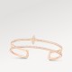 Idylle Blossom Two-Row Bracelet, Pink Gold And Diamonds