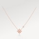 Color Blossom BB Star Pendant, Pink gold, Pink Mother-of-Pearl and diamond