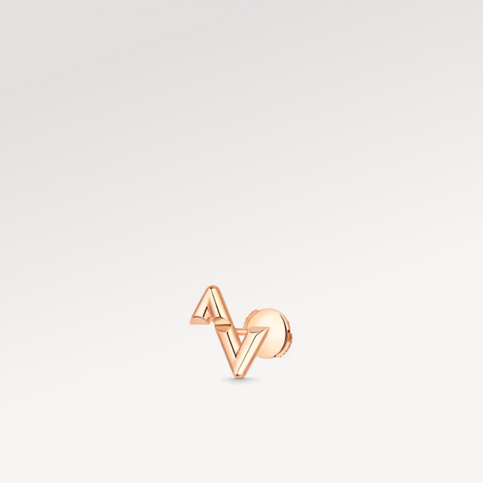 LV Volt Upside Down Stud, Pink Gold - Per Unit