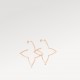 Louis Vuitton Blossom XL Hoops, Pink Gold and Diamonds